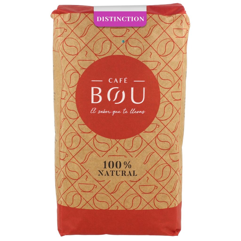 

Кофе в зернах БОУ кафе NATURAL DISTINCTION 1 кг Испания, DISTINCTION Bou Cafe