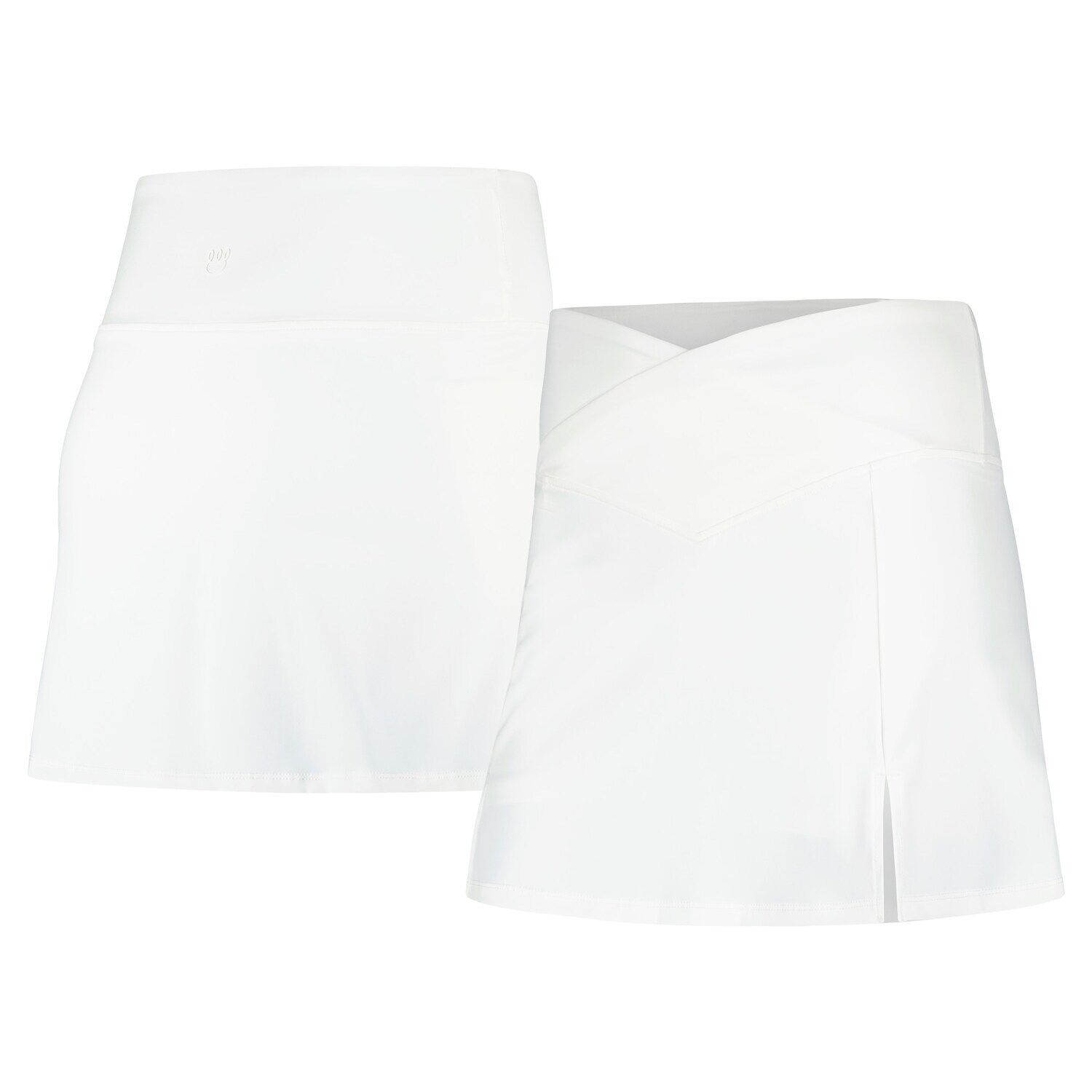 

Женские кроссовки KadyLuxe White Michigan Wolverines Erin Skort