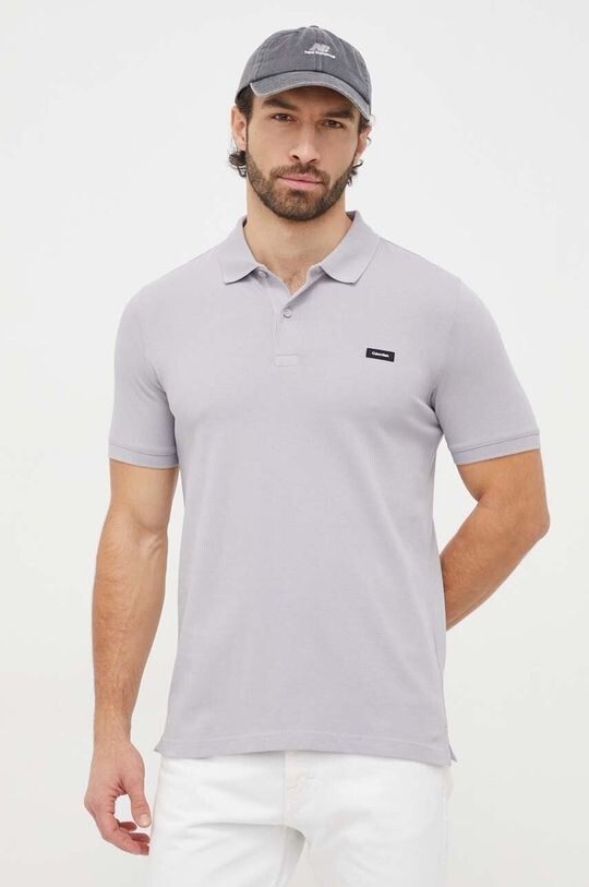 

Рубашка поло Calvin Klein, серый
