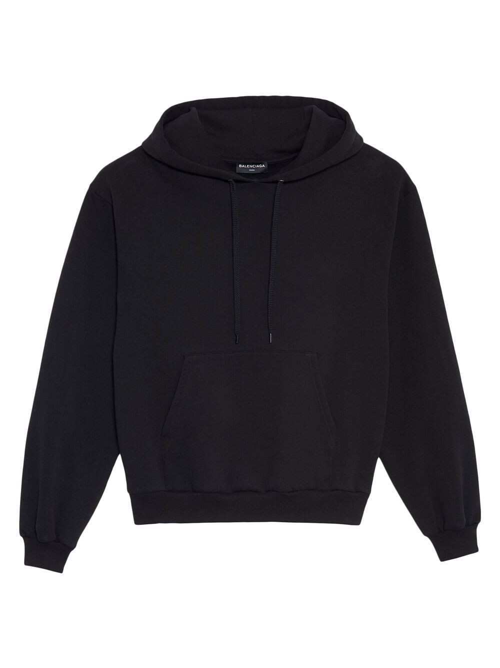 

Свитер с капюшоном с логотипом Balenciaga, нуарный, Черный