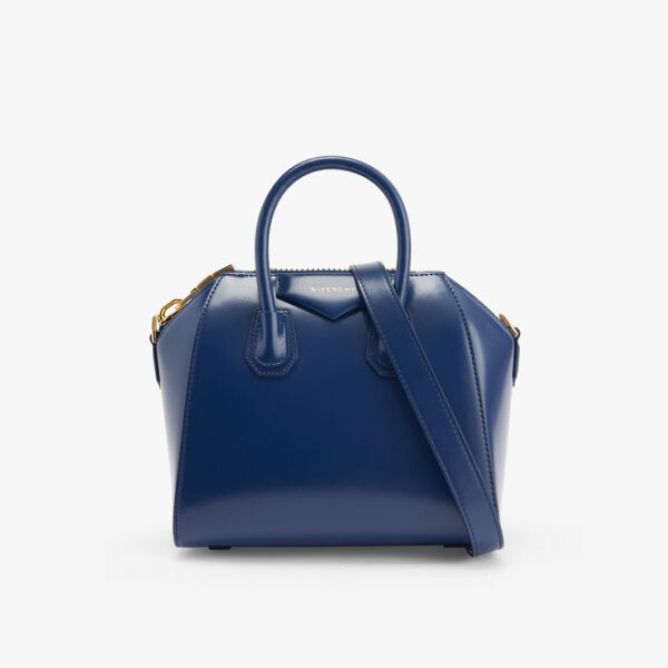 

Мини-Сумка из кожи Antigona с верхней ручкой Givenchy, синий