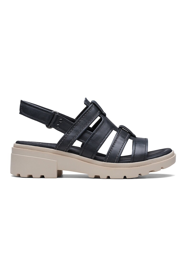 

Кожаные сандалии Coast Shine Clarks, черный