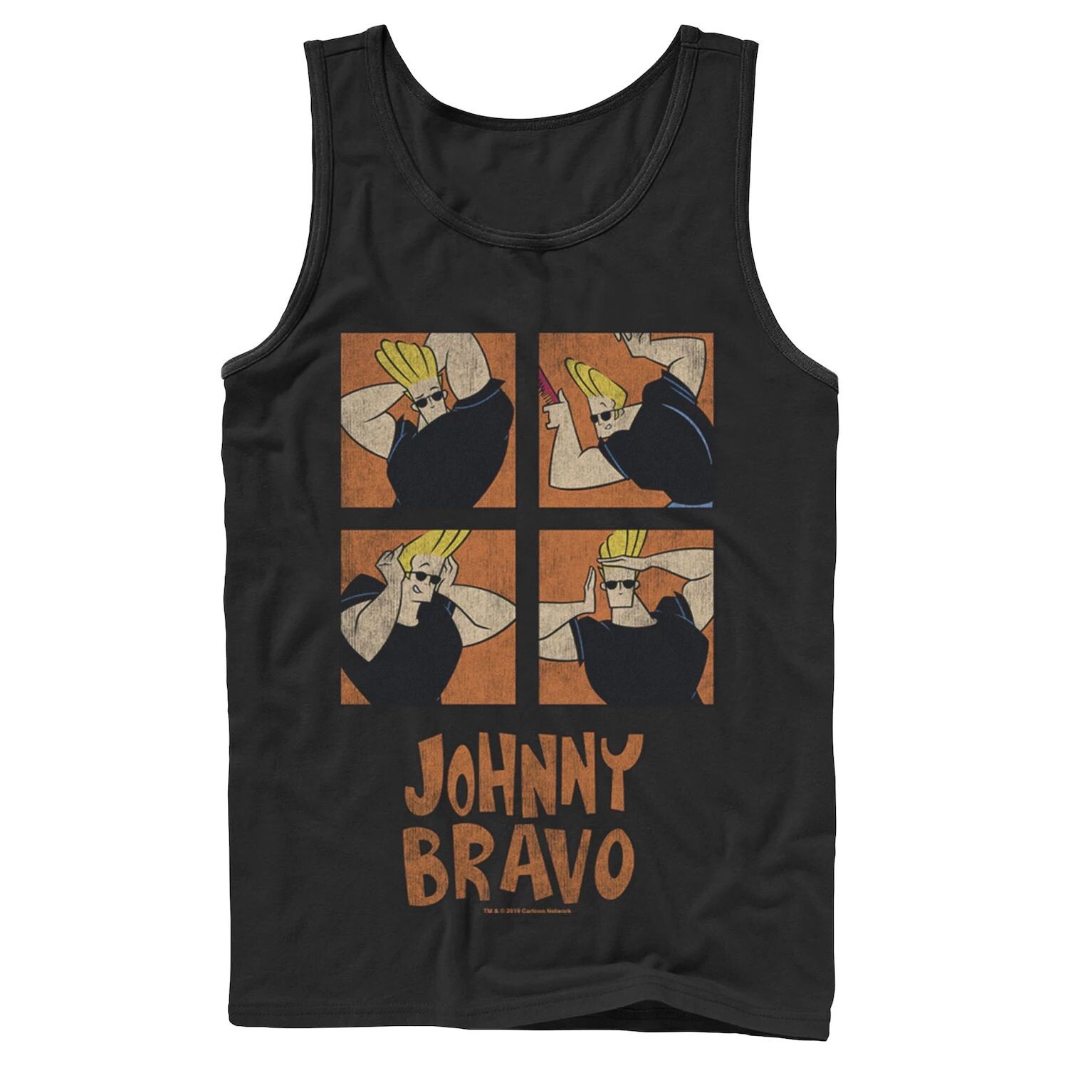 

Мужская майка с прической Cartoon Network Johnny Bravo Box Up Licensed Character