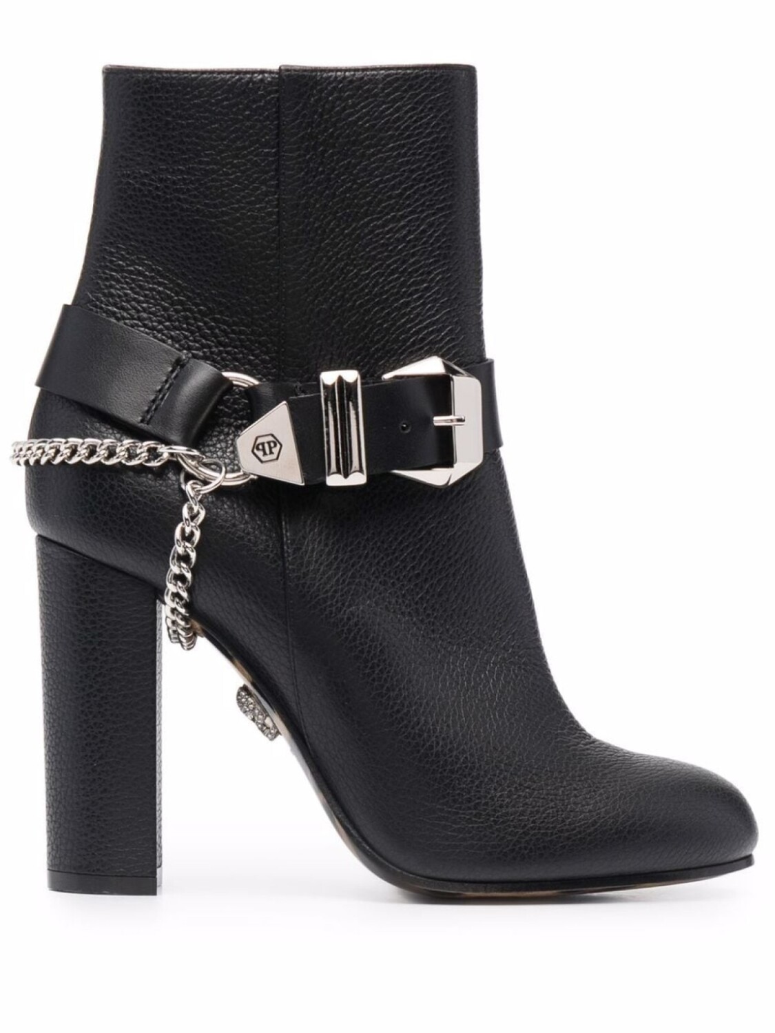 

Ботильоны Iconic Plein с пряжками Philipp Plein, черный