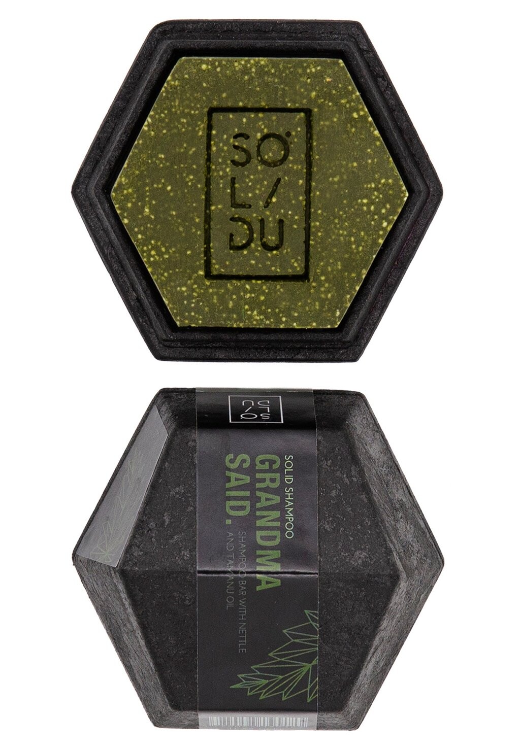 Шампунь Solid Shampoo Grandma Said. Solidu, цвет dark green