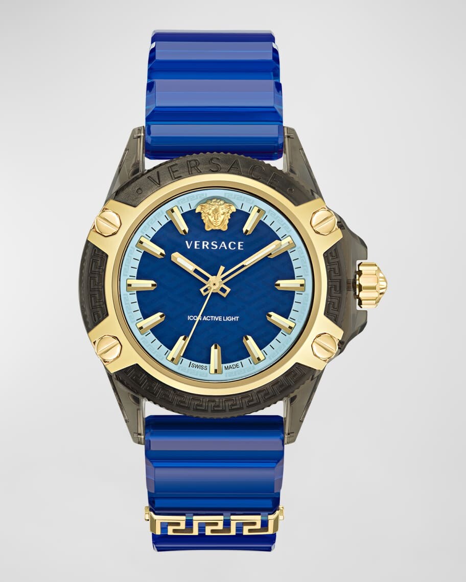

Мужские часы Icon Active Light с силиконовым ремешком, 42 мм Versace