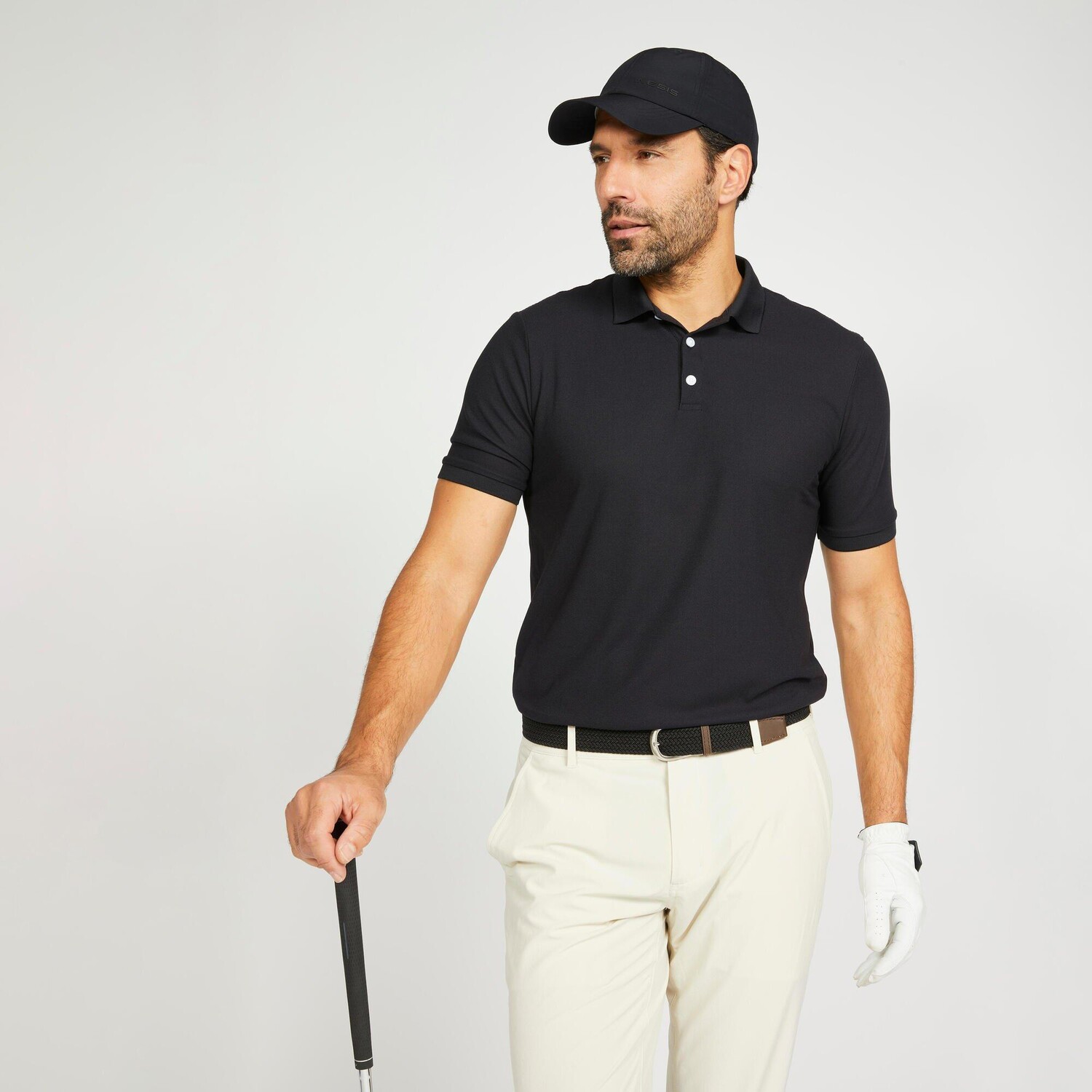 

Рубашка-поло с короткими рукавами Decathlon Golf Ww500 Inesis, черный
