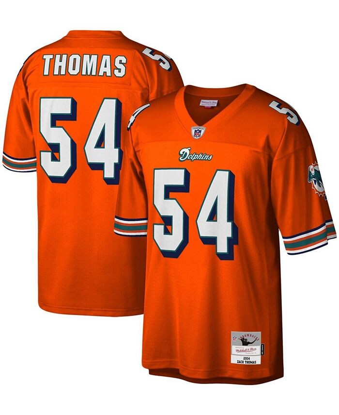 

Мужская футболка Zach Thomas Miami Dolphins Legacy Replica Mitchell & Ness, оранжевый