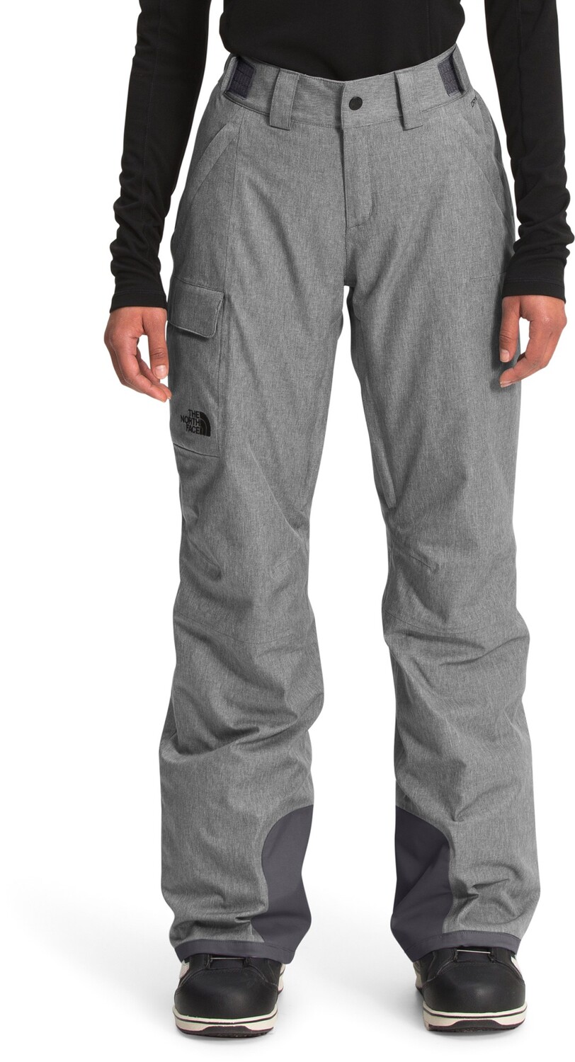

Утепленные зимние брюки Freedom — женские короткие размеры The North Face, серый
