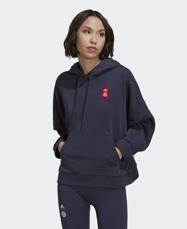 

Толстовка с капюшоном adidas, синий