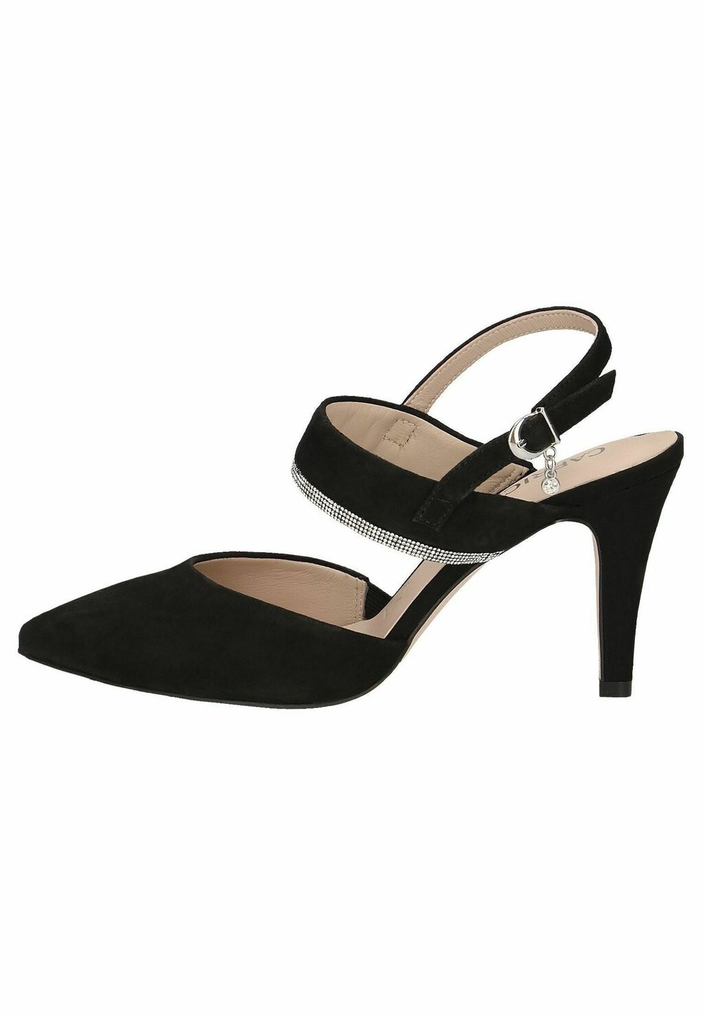 

Туфли на высоком каблуке Caprice, цвет black suede