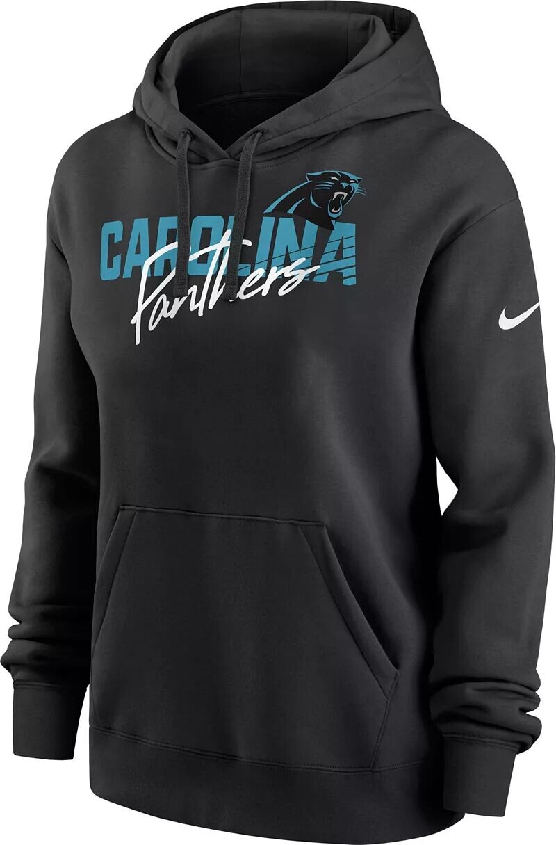 

Женская черная худи Nike Carolina Panthers Team Slant