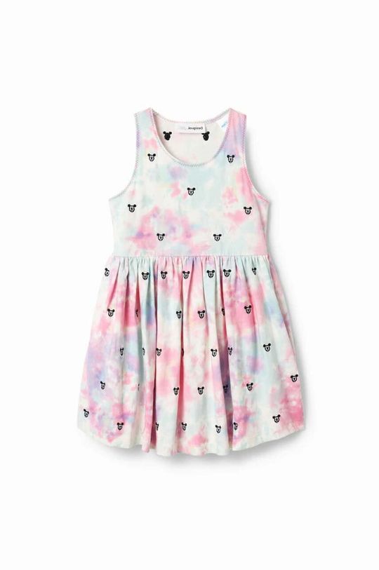 Платье из хлопка для маленькой девочки Desigual, мультиколор цена и фото