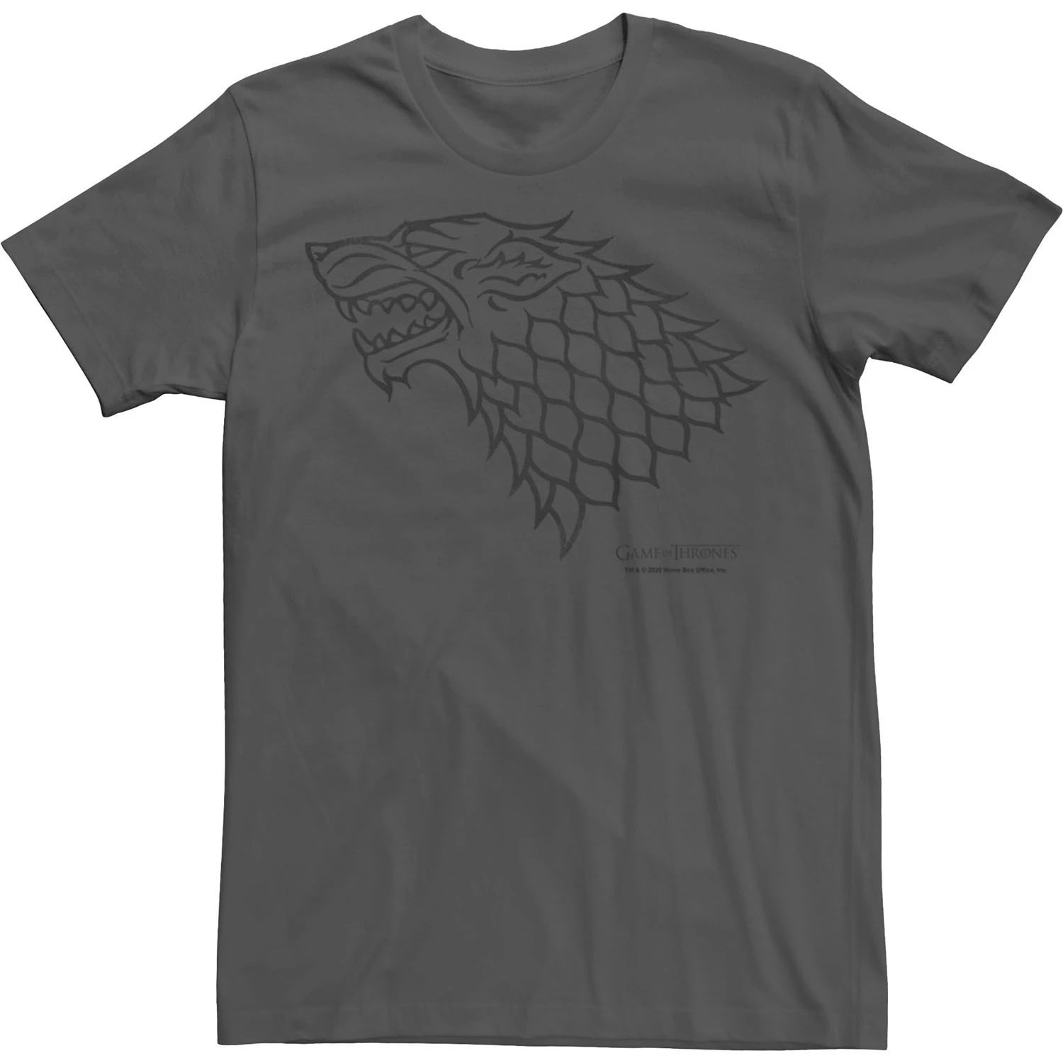 Мужская футболка Game Of Thrones House Stark Sigil Licensed Character брелок game of thrones stark sigil