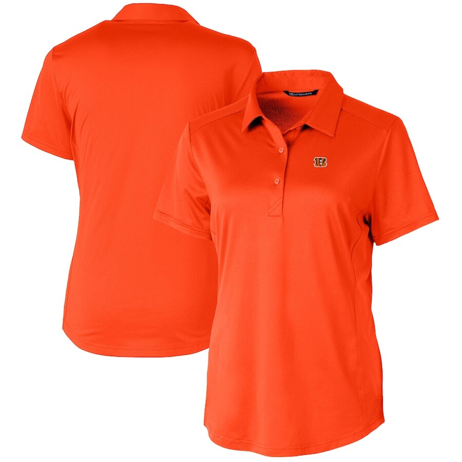 

Поло с коротким рукавом Cutter & Buck Cincinnati Bengals, оранжевый
