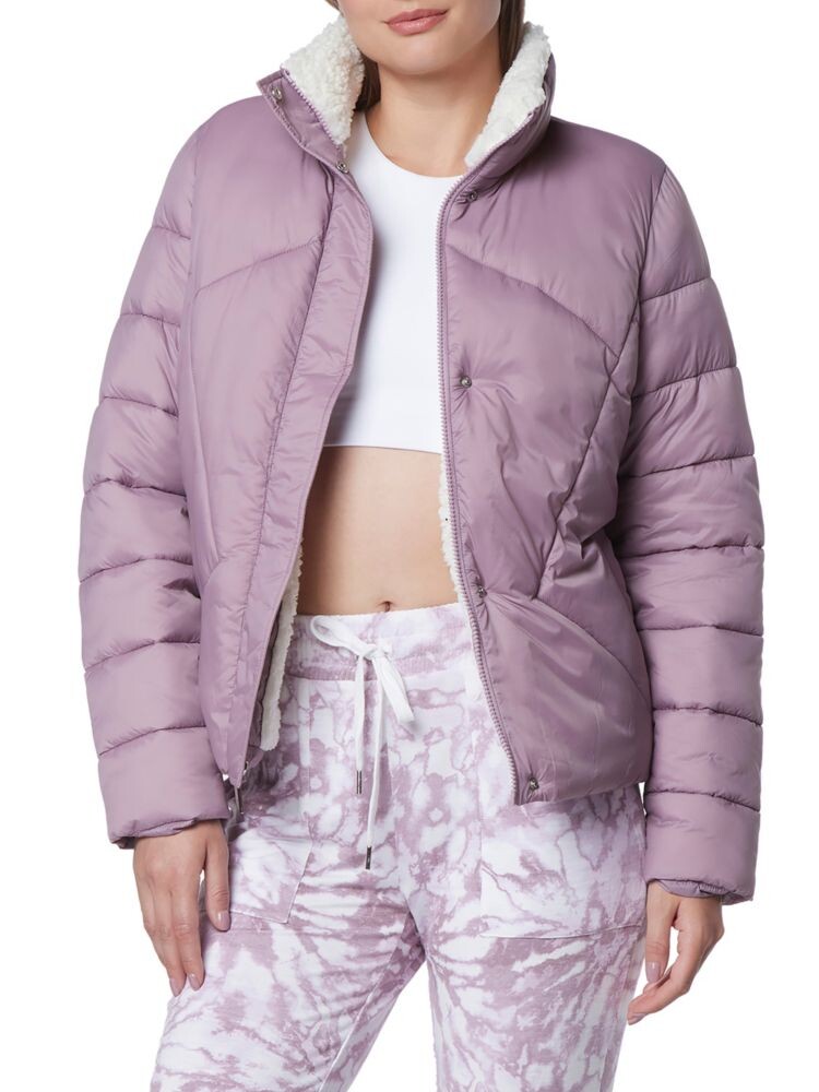 

Пуховик из искусственного меха Andrew Marc, цвет Amethyst