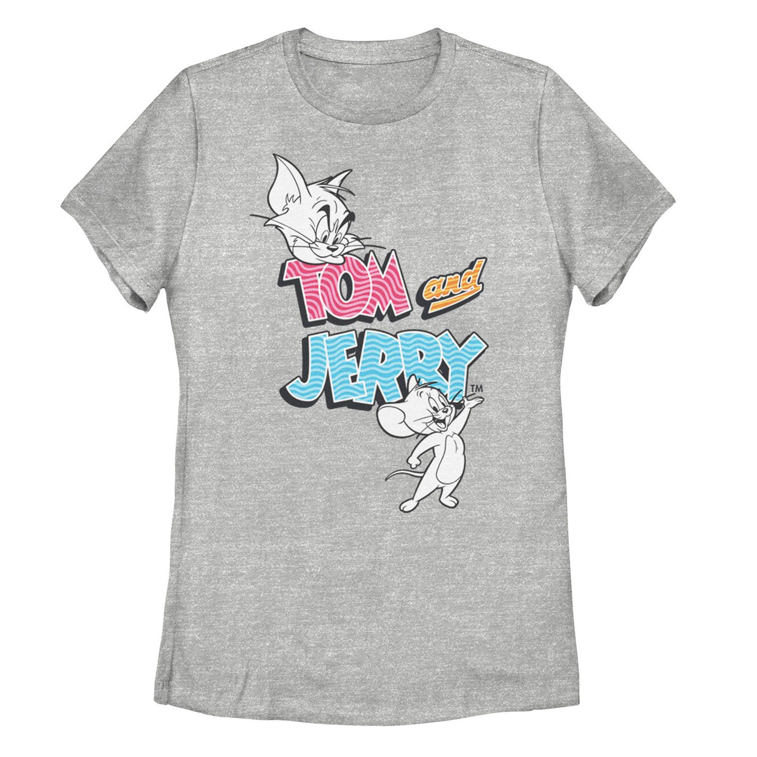 Футболка с логотипом Tom And Jerry Cat And Mouse для юниоров Licensed Character
