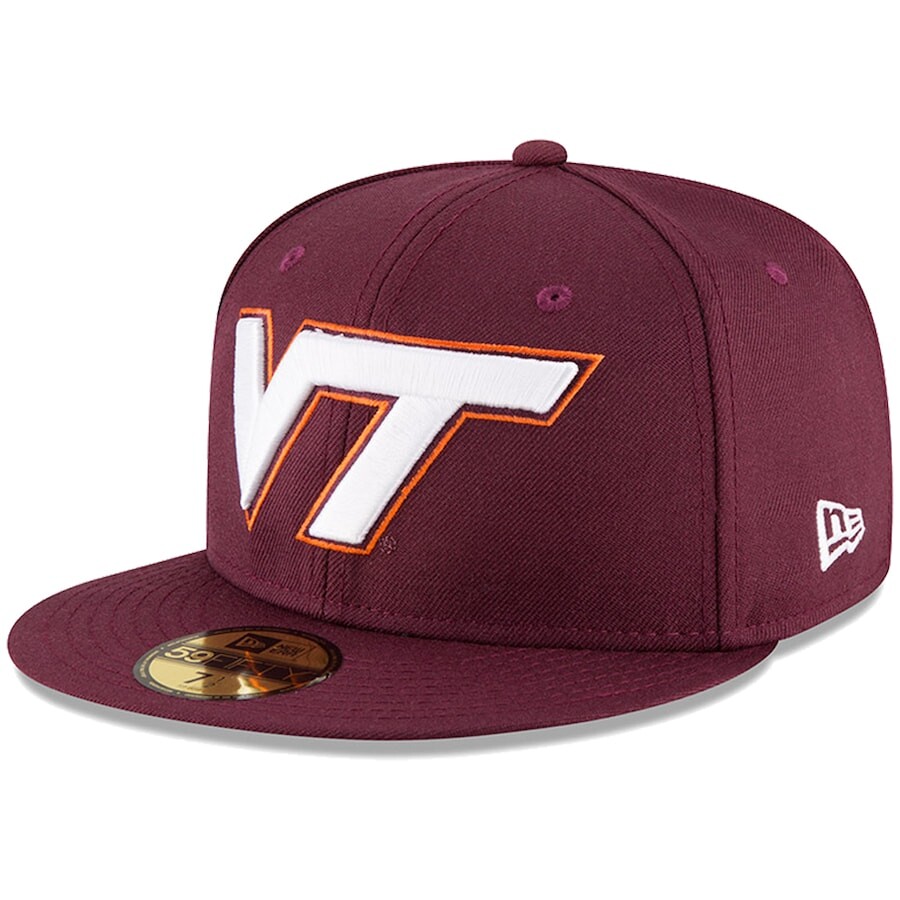 

Бейсболка New Era Virginia Tech Hokies, бордовый