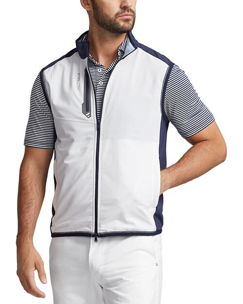 

Гибридный жилет с воротником-стойкой Ralph Lauren RLX Polo Ralph Lauren, цвет Blue