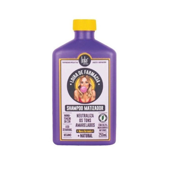 Шампунь Champú Matizador Loira de Farmácia Lola Cosmetics, 250 ml шампунь champú violeta matizador l oréal parís 200 ml