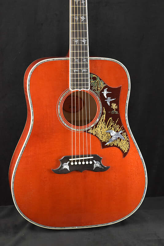 

Акустическая гитара Gibson Custom Shop Doves in Flight Antique Cherry