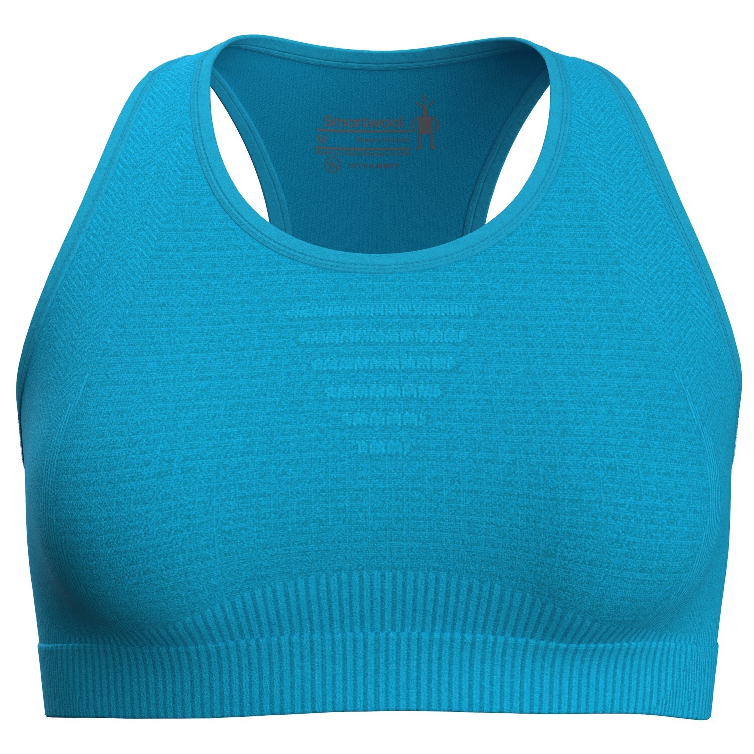 

Спортивный бюстгальтер Smartwool Women's Intraknit Racerback Bra, цвет Pool Blue Heather