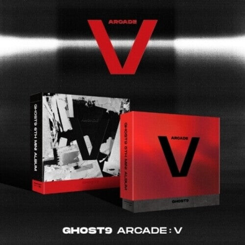 

CD диск Ghost9: Arcade: V - Random Cover - incl. 72pg Photobook, 16pg Lyric Book, Poster, Unit Photocard, Solo Photocard, ID Photo + Gleez ID Card