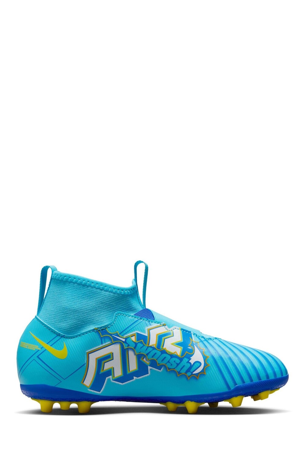 

Jr Zoom Mercurial Superfly 9 Килиан Мбаппе для искусственных полей Nike, синий