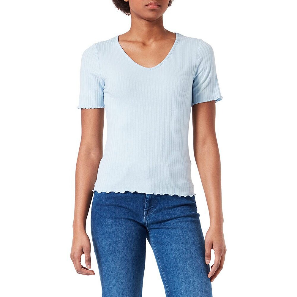 

Футболка Jdy Fransiska Solid Short Sleeve V Neck, синий