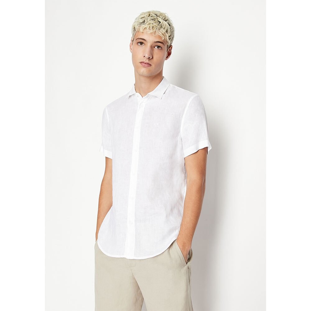 

Рубашка с коротким рукавом Armani Exchange 8NZC67_ZNCFZ, белый