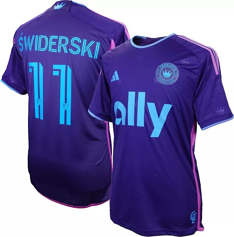 

Adidas Charlotte FC 2023 Karol Swiderski #11 Вторичная аутентичная майка "Crown Jewel"