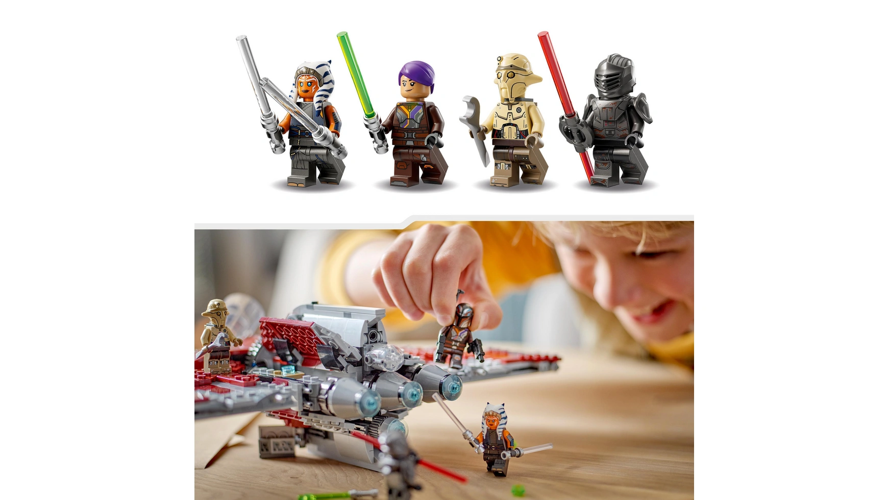 Lego Star Wars Игрушечный космический корабль Шаттл джедаев Т-6 Асоки Тано  – заказать из-за рубежа в «CDEK.Shopping»