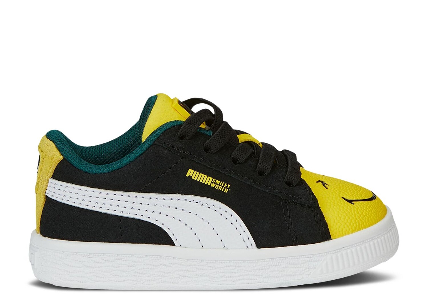 

Кроссовки Puma Smileyworld X Suede Infant 'Black Vibrant Yellow', черный