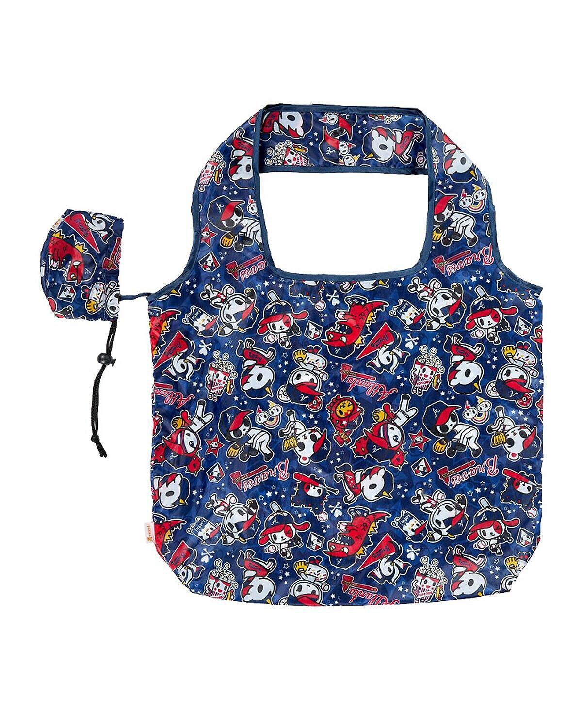 

Женская многоразовая большая сумка Atlanta Braves Tokidoki