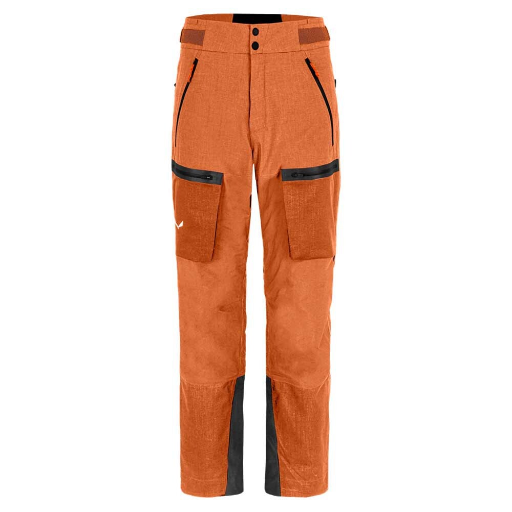 

Брюки Salewa Sella 2-Layer Powertex Tirolwool Responsive, оранжевый