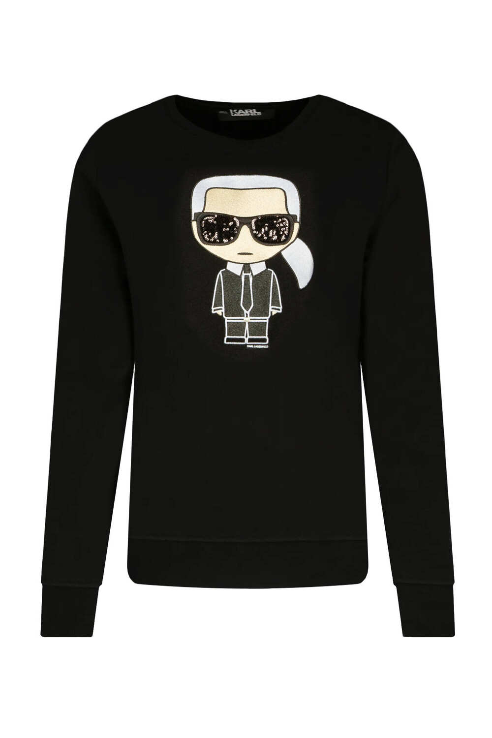 

Толстовка Karl Lagerfeld ikonik karl regular fit, черный