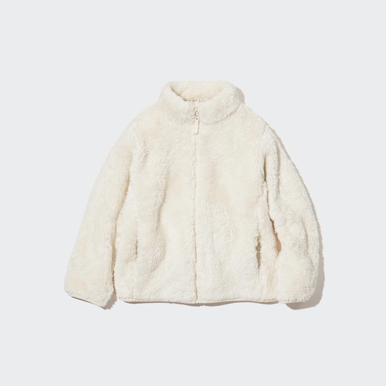 

Куртка Uniqlo детская из пушистого флиса, молочный