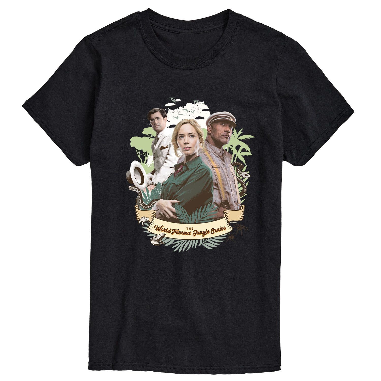 

Мужская футболка с графическим плакатом Disney's Jungle Cruise