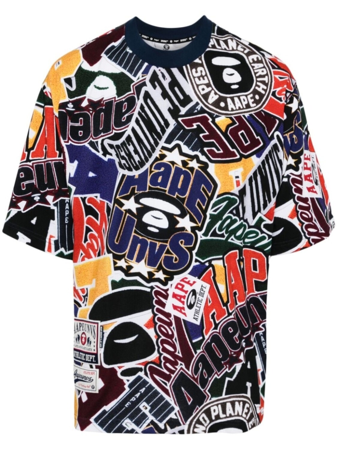 

A Bathing Ape футболка с графичным принтом, разноцветный