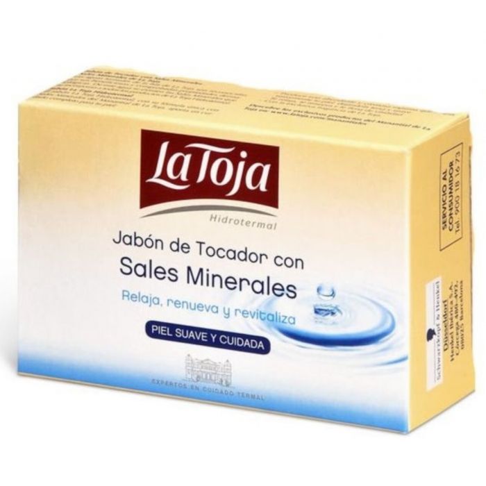 цена Туалетная вода унисекс Jabón de Tocador con Sales Minerales La Toja, 125 gr