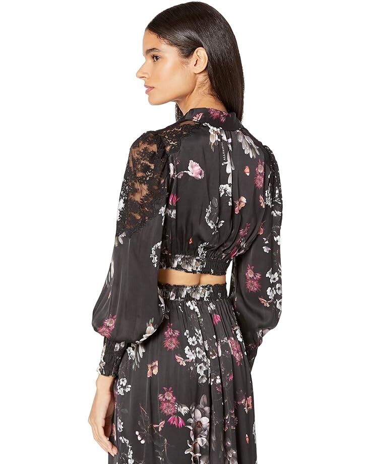 

Топ AllSaints Saz Silvius Top, черный