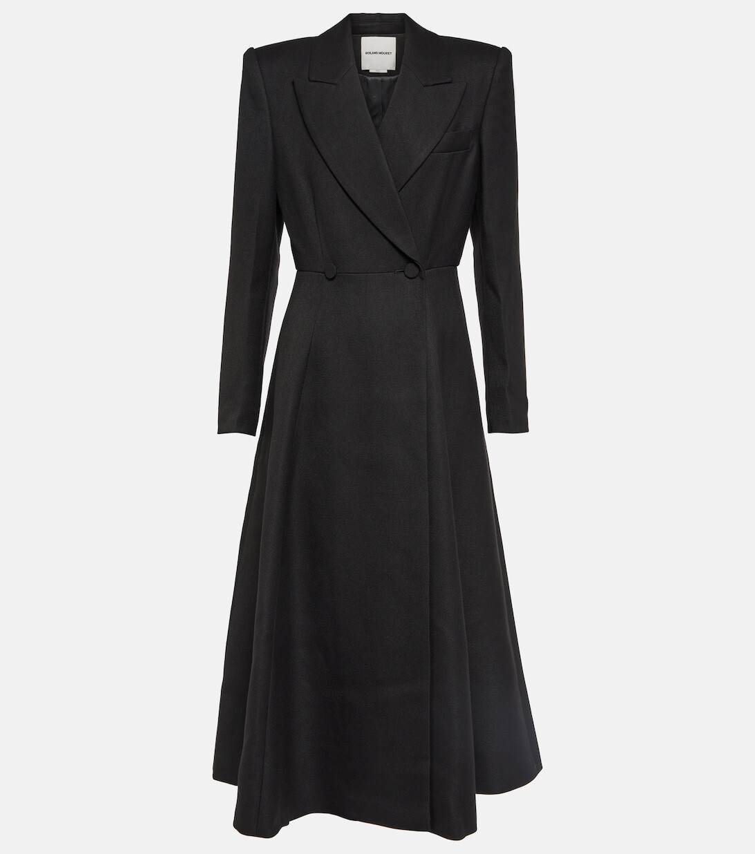 

Двубортное пальто ROLAND MOURET, черный