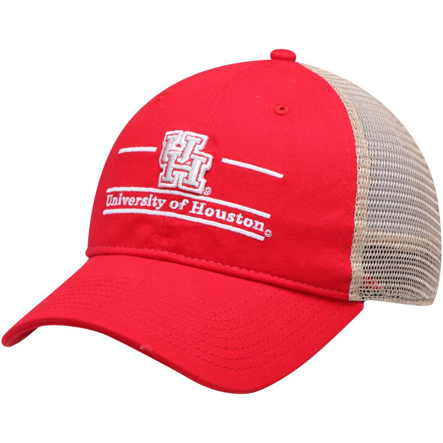 

Мужская регулируемая кепка The Game Red Houston Cougars Split Bar Trucker