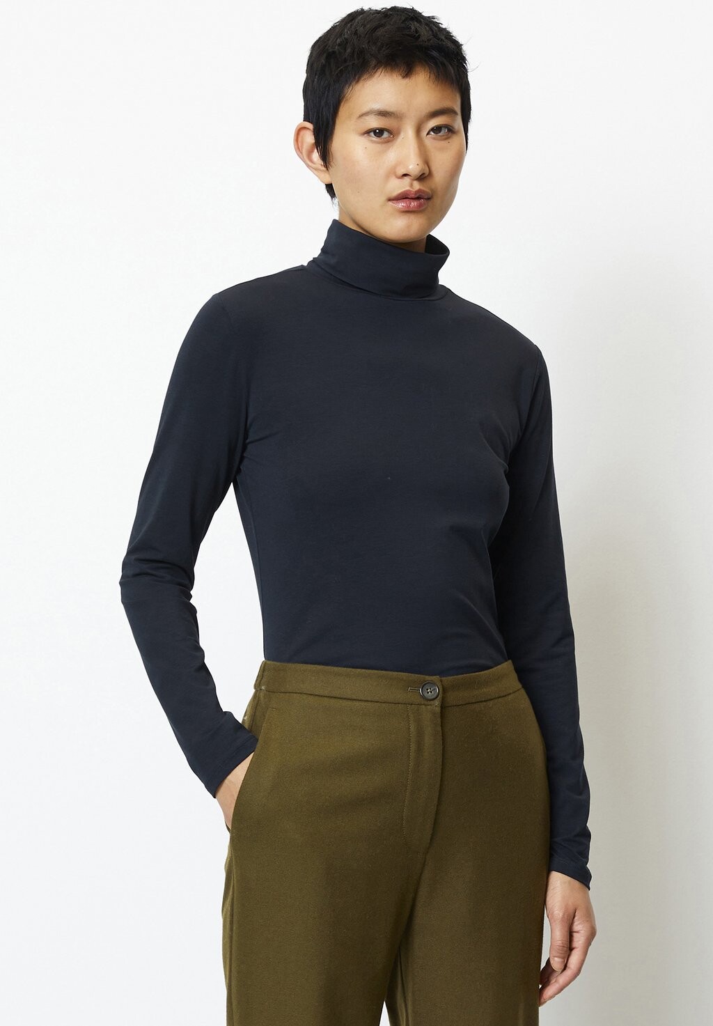 

Топ с длинными рукавами TURTLE NECK Marc O'Polo, цвет deep blue sea