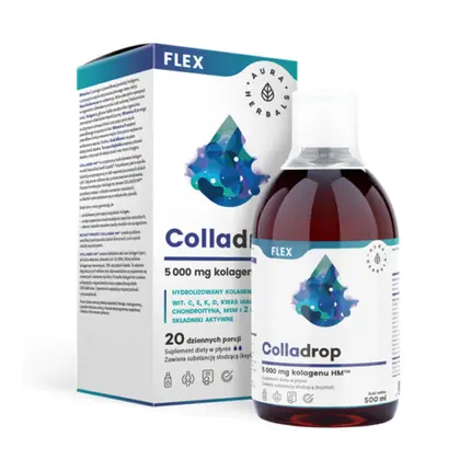 

Colladrop Flex Морской Коллаген 5000мг 500мл, Aura Herbals