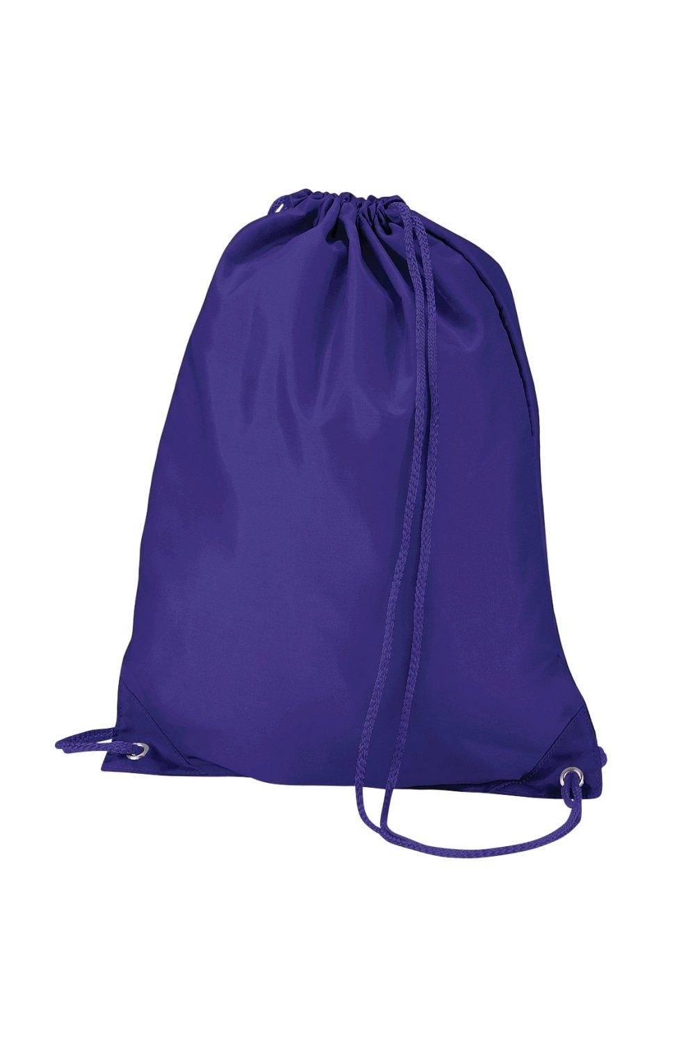 цена Сумка для переноски через плечо Gymsac - 7 литров (2 шт. в упаковке) Quadra, фиолетовый