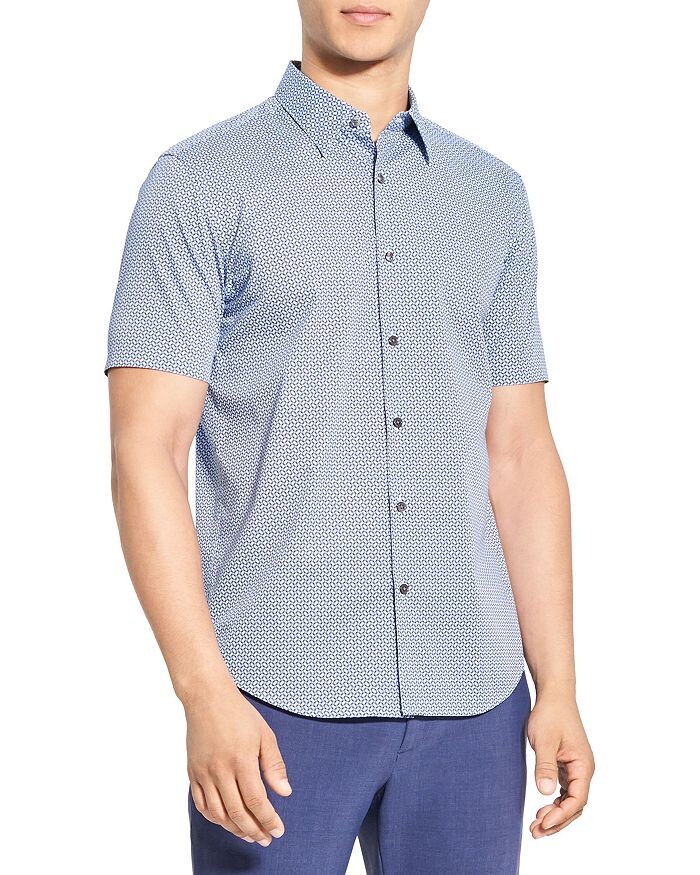 

Рубашка с коротким рукавом Irving Slim Fit Theory