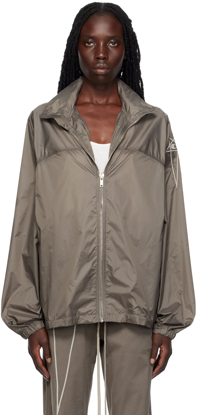 

Серый бомбер Rick Owens Champion Edition Mountain