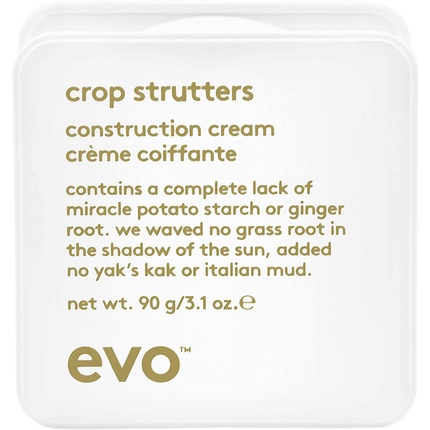 Crop Strutters Construction Cream Крем для волос средней фиксации 90 г 3,1 унции, Evo конструирующий vyebon крем evo crop strutters construction cream 90