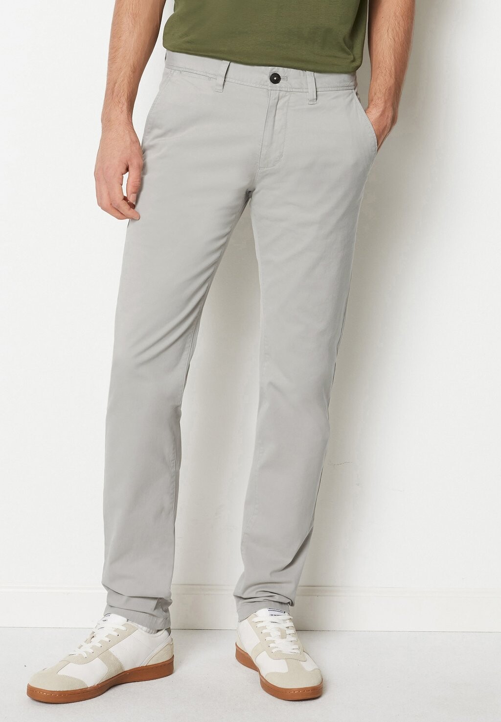 

Брюки чинос MODELL STIG SHAPED AUS BIO-MIX Marc O'Polo, цвет concrete clay